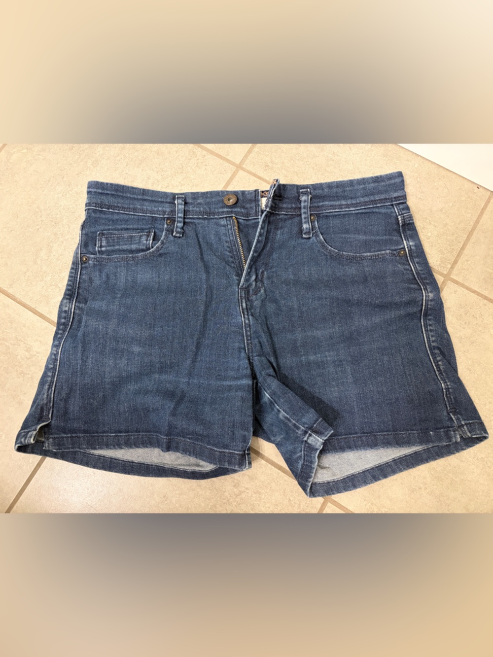 Levi's Dark Blue Denim Shorts